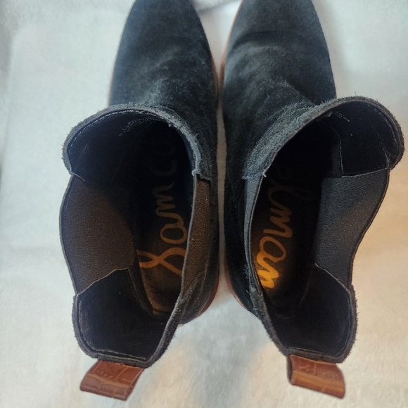 Sam Edelman Women's Black Suede Laguna Chelsea Boots Size 8.5 - Picture 9 of 9